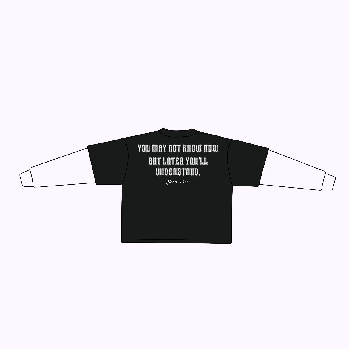 Double sleeve John 13:7 Tee